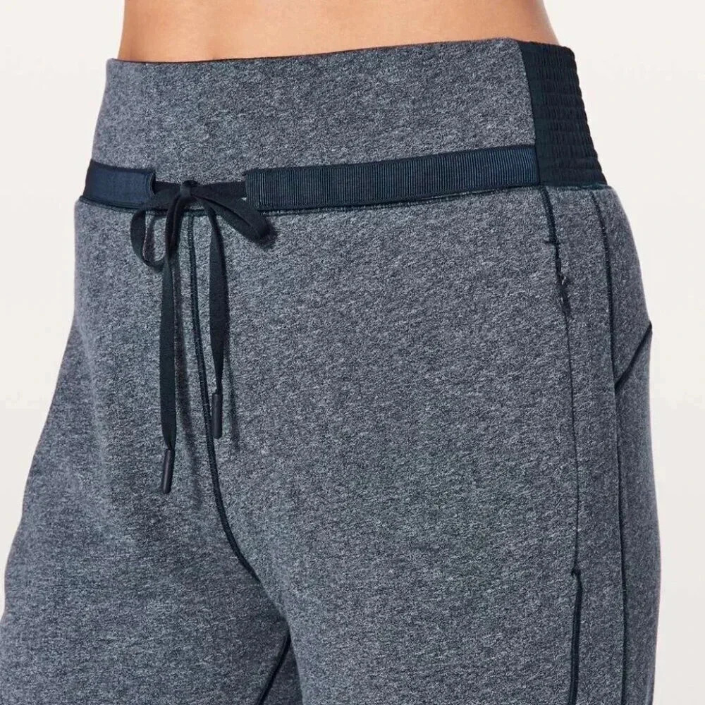 Lululemon Cool & Collected Jogger *28" Heathered  Speckled True Navy | 8 - Picture 10 of 12